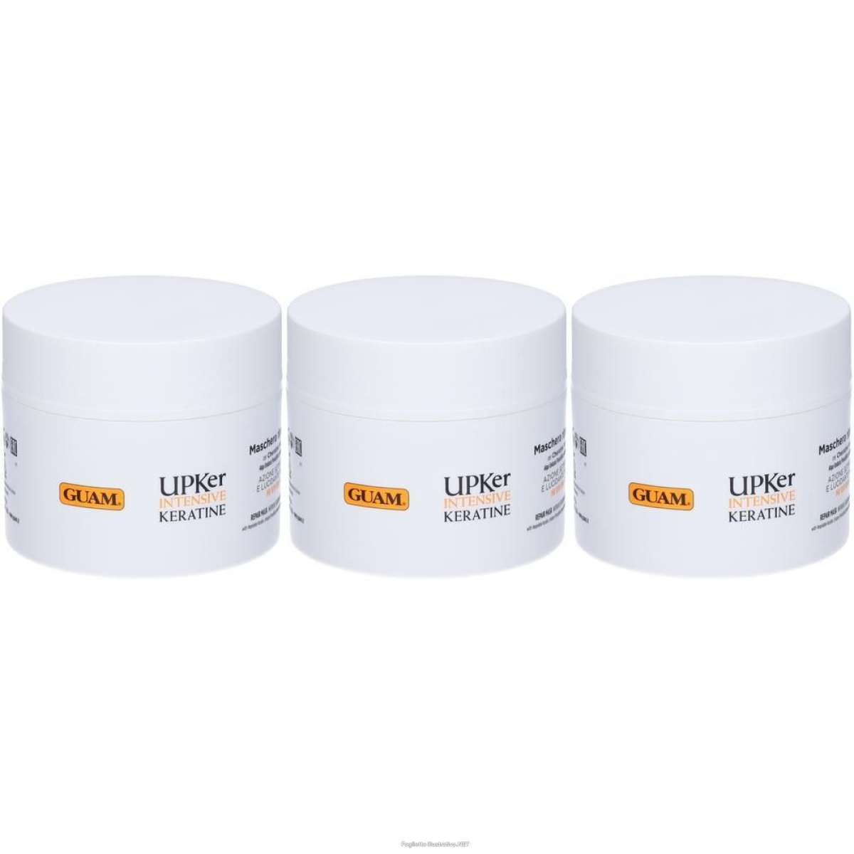 Acquista Online guam® upker intensive keratine maschera riparatrice 3x200 ml e Cerca il miglior prezzo