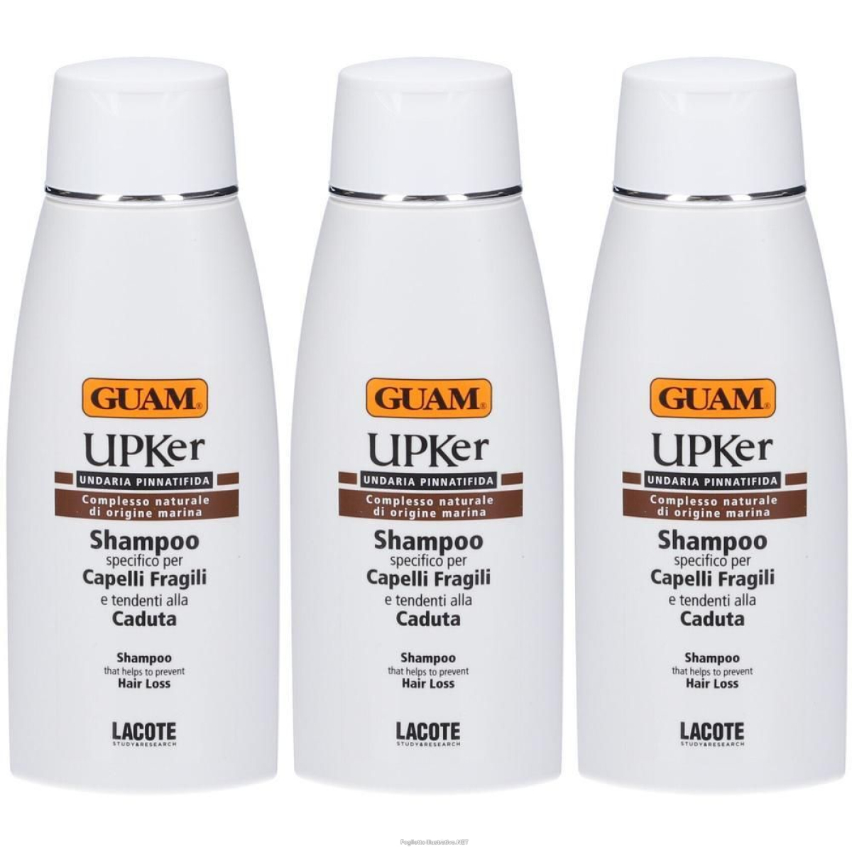 Acquista Online guam® upker shampoo capelli fragili 3x200 ml e Cerca il miglior prezzo