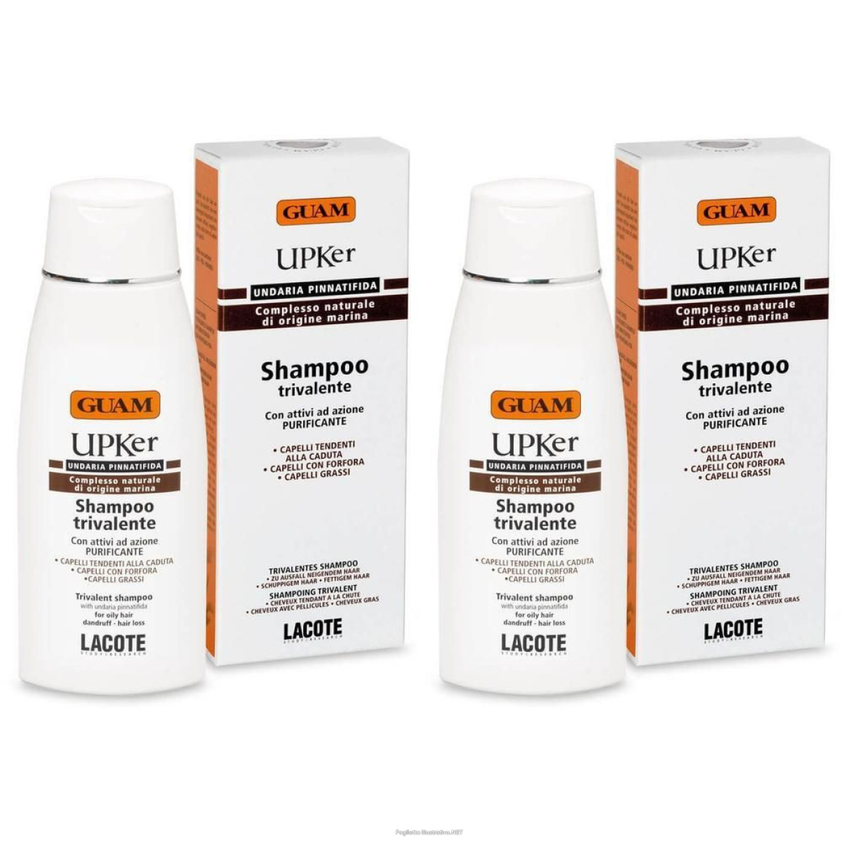 Acquista Online guam® upker shampoo trivalente 2x200 ml e Cerca il miglior prezzo