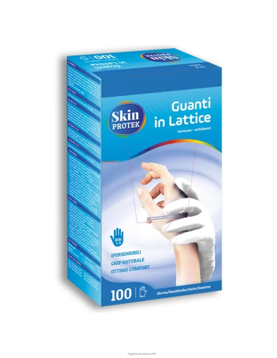 Acquista Online guanto in lattice monouso tg.s skin protect e Cerca il miglior prezzo