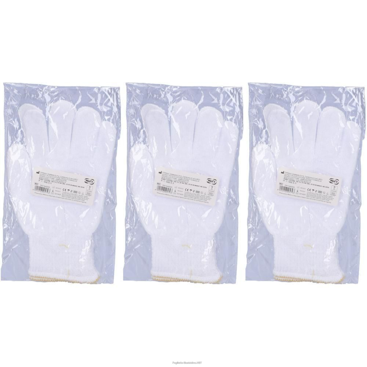 Acquista Online guanto non chirurgico in cotone bianco misura 6,5 busta 2 pz guanti e Cerca il miglior prezzo
