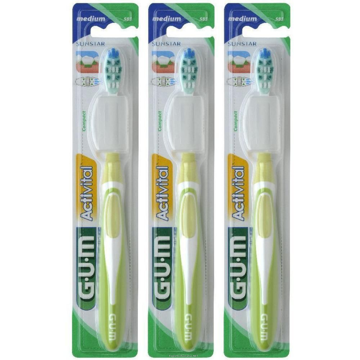 Acquista Online gum® activital® spezzolino medio 1 pz spazzolino da denti e Cerca il miglior prezzo