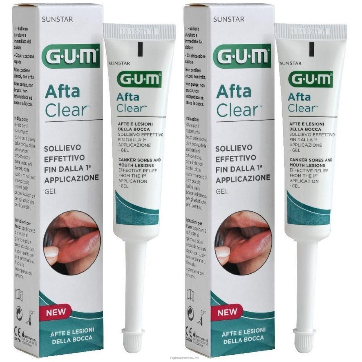 Acquista Online gum® aftaclear® gel 2x10 ml e Cerca il miglior prezzo