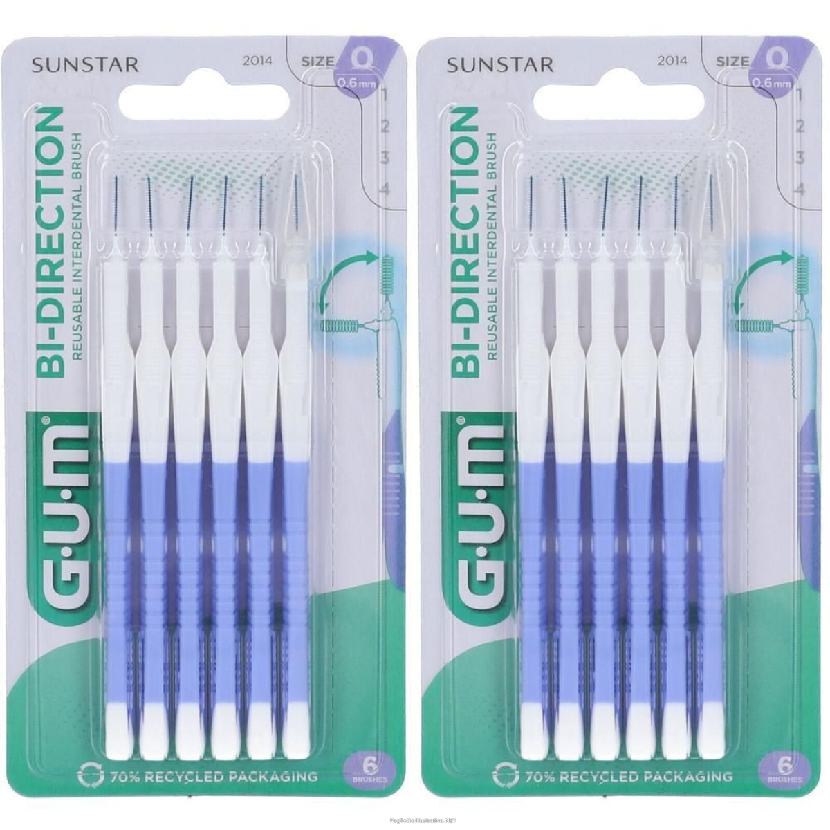 Acquista Online gum bi-direction iso 0 0,6mm 2x1 st e Cerca il miglior prezzo