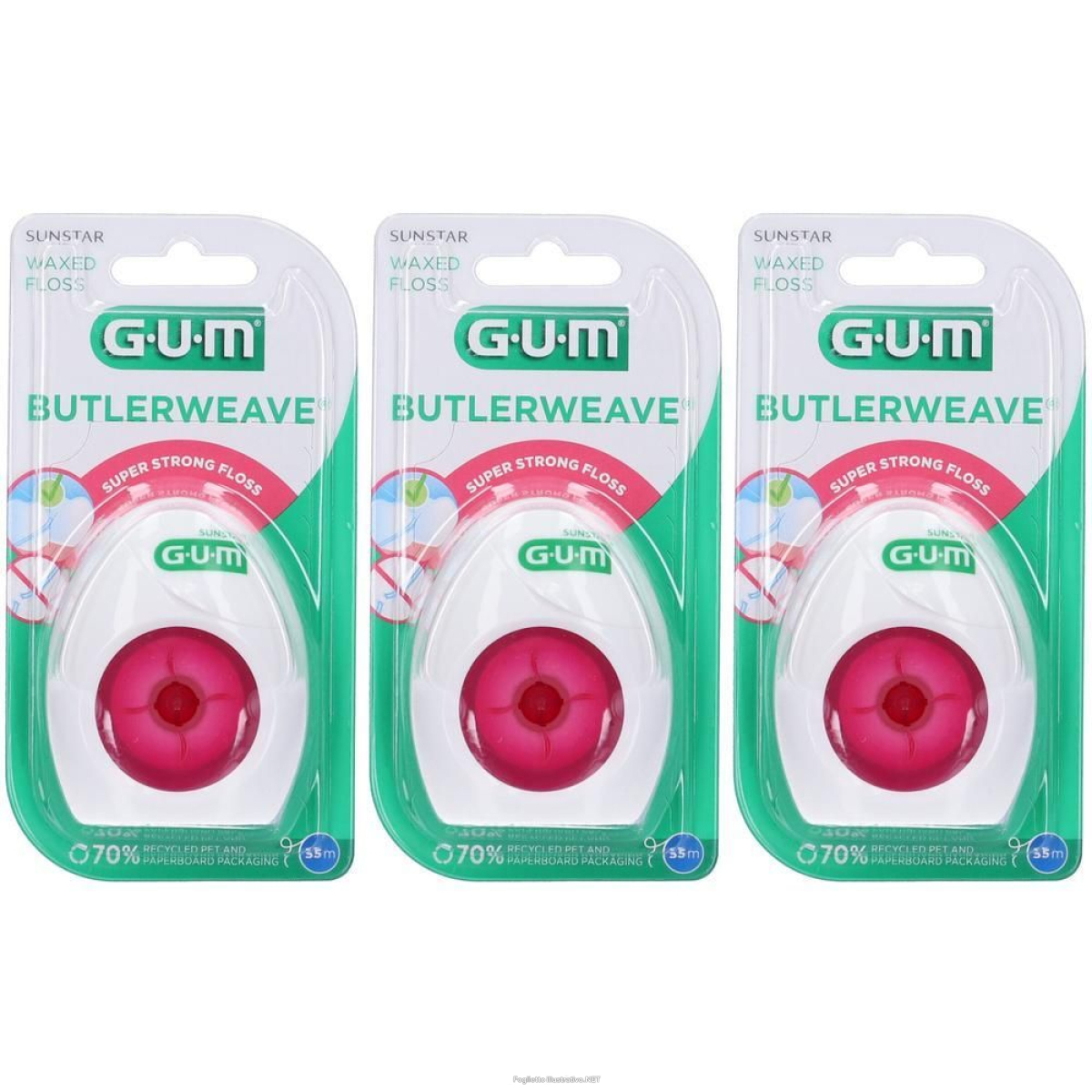 Acquista Online gum® butlerweave waxed filo 3x1 st e Cerca il miglior prezzo
