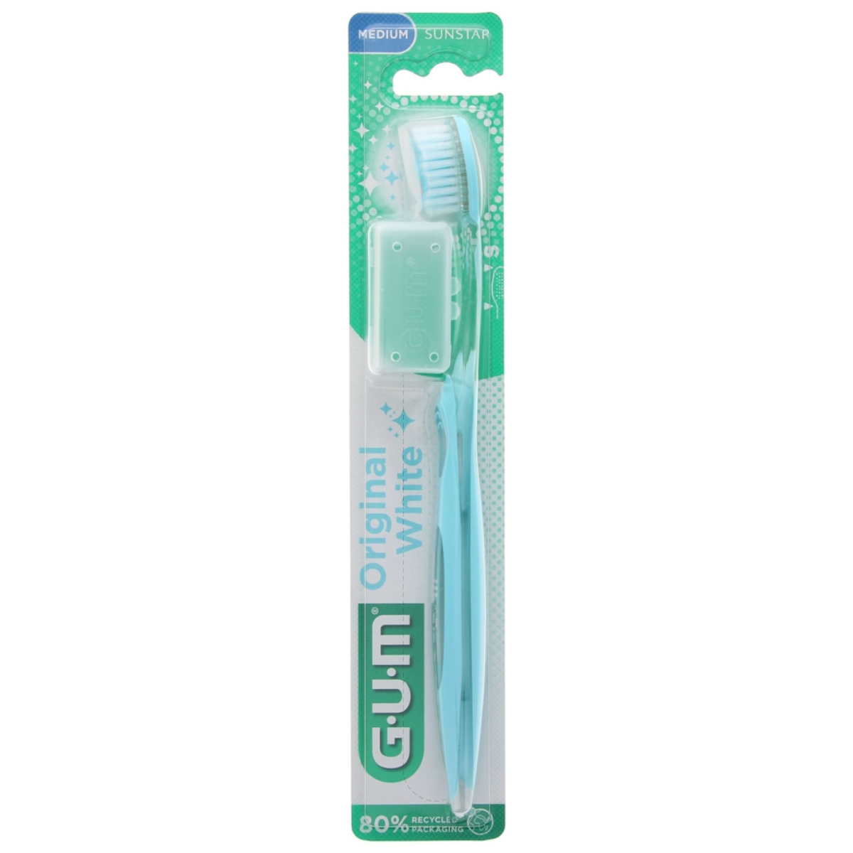 Acquista Online Gum® original white zahnbürste medium 1 pz spazzolino da denti e Cerca il miglior prezzo
