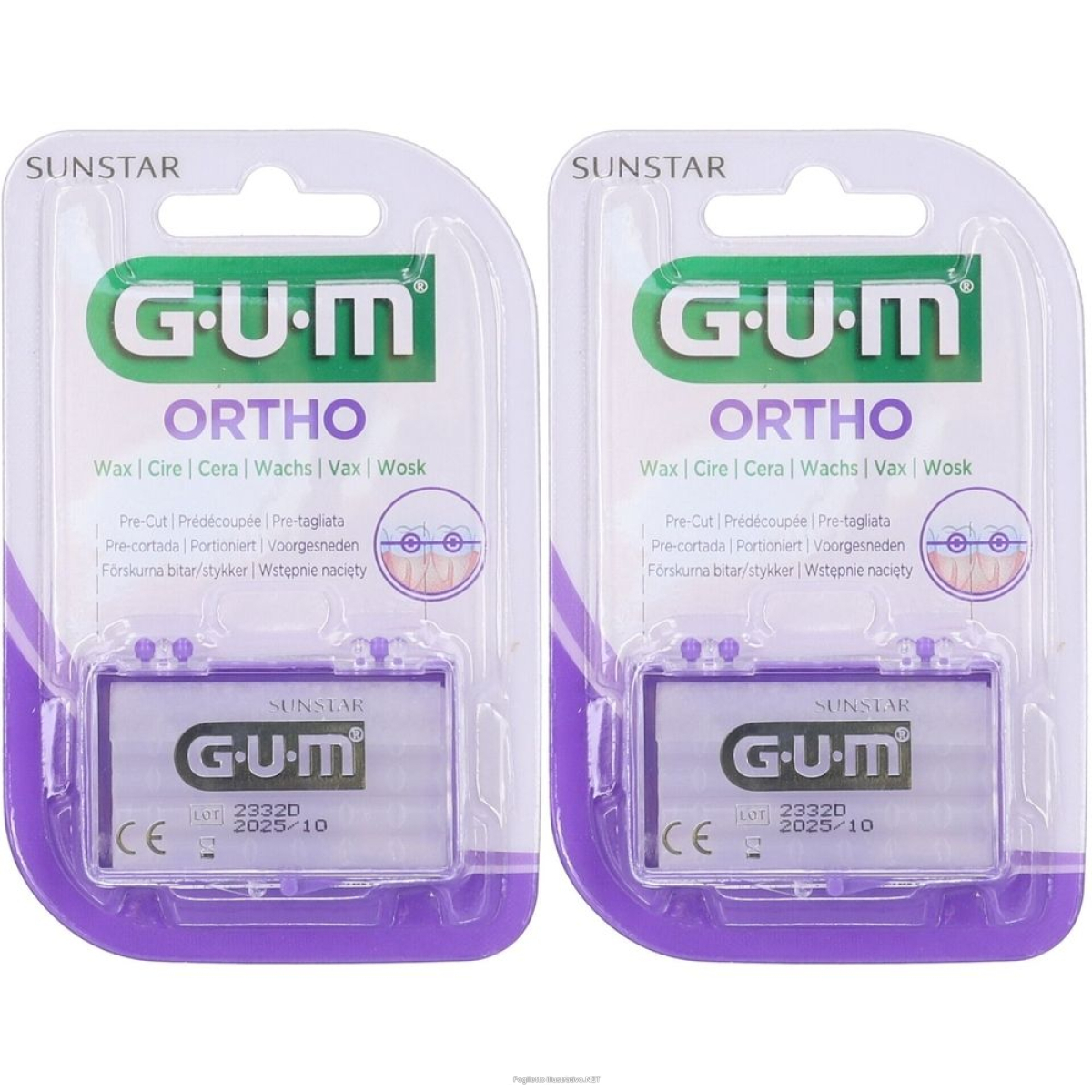 Acquista Online gum® ortho cera ortodontica set da 2 st e Cerca il miglior prezzo