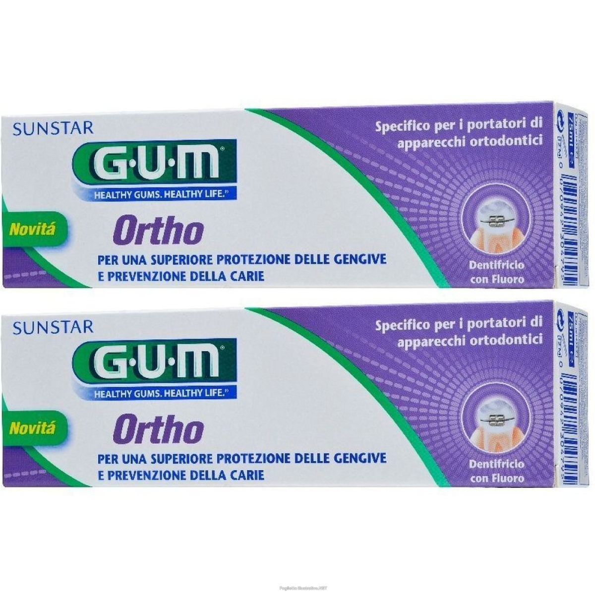 Acquista Online gum® ortho dentifricio set da 2 ml gel dentale e Cerca il miglior prezzo