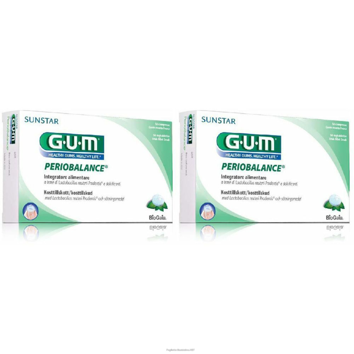 Acquista Online gum® periobalance® set da 2 2x1 pz compresse e Cerca il miglior prezzo