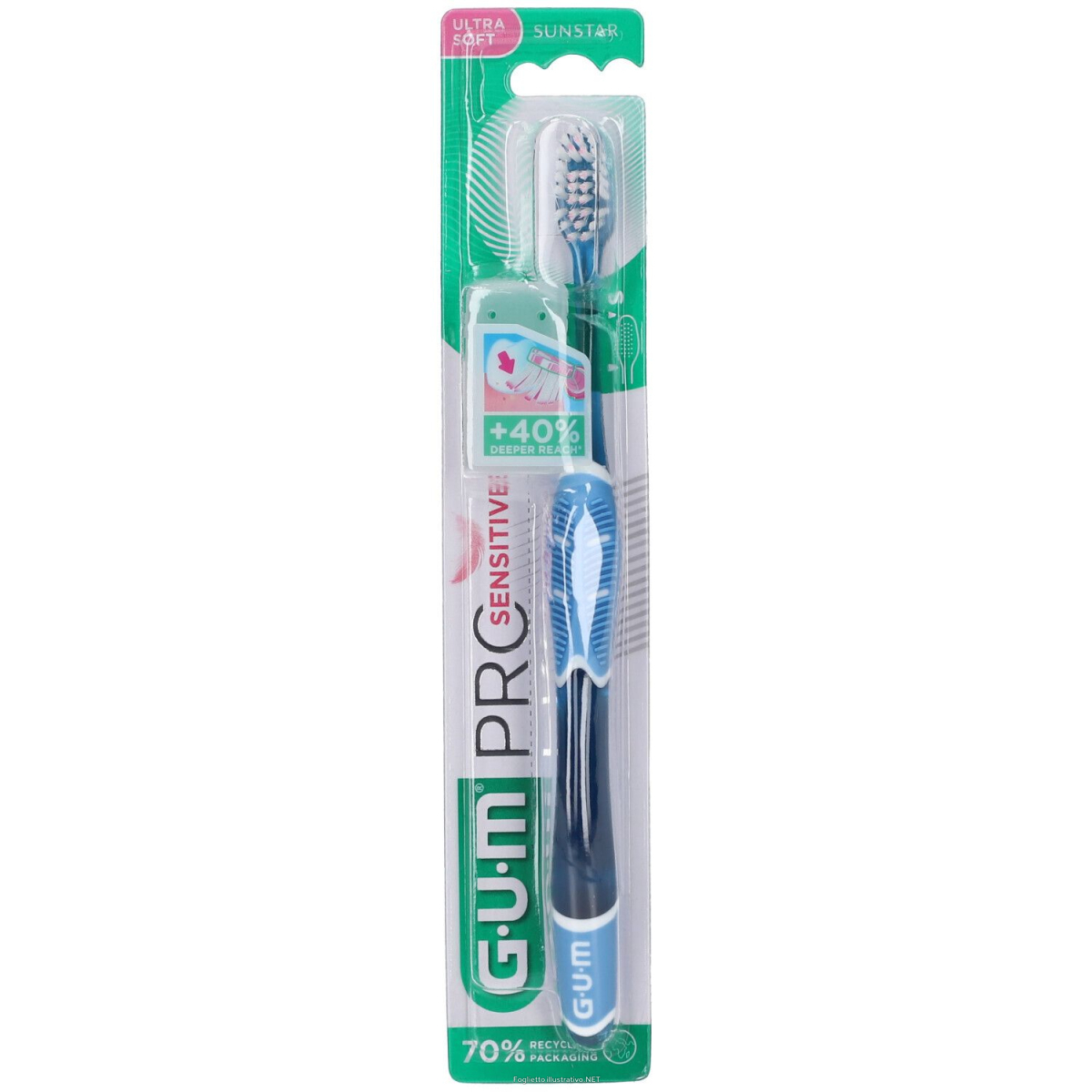 Acquista Online gum pro sensitive spazz uomo morbido 1 pz spazzolino da denti e Cerca il miglior prezzo