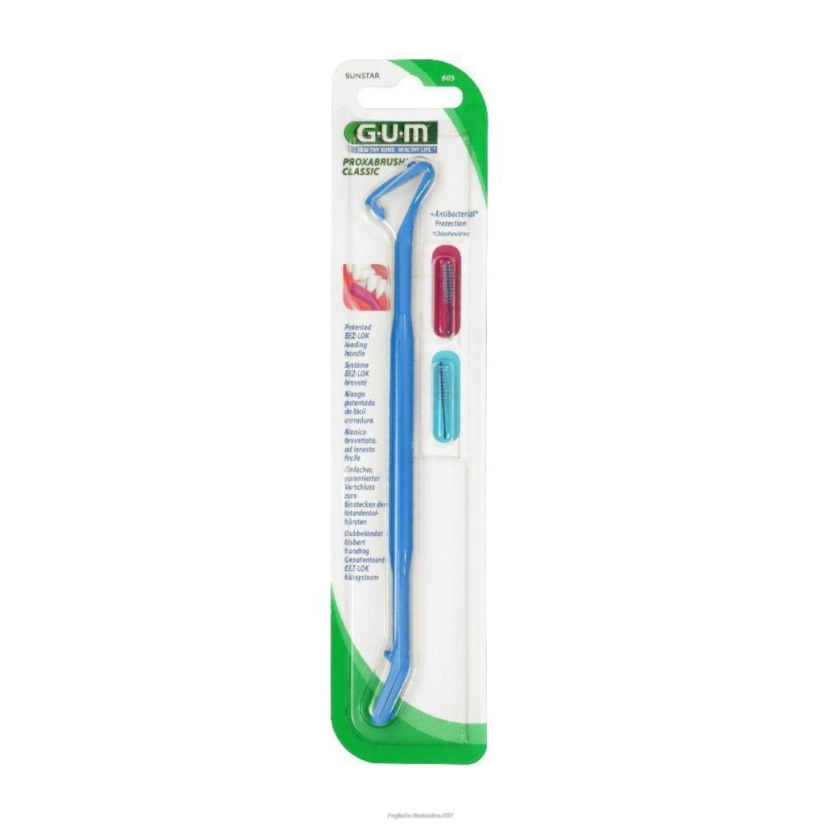 Acquista Online gum® proxabrush® classic manico in plastica per scovolini interdentali e Cerca il miglior prezzo