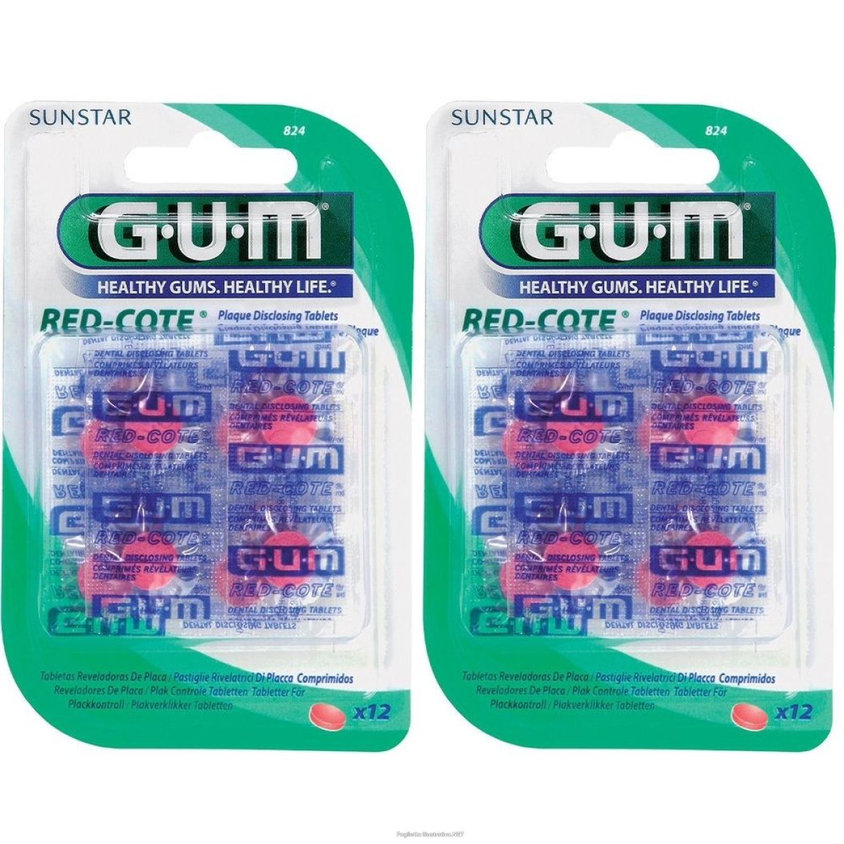 Acquista Online gum® red-cote compresse set da 2 pz e Cerca il miglior prezzo