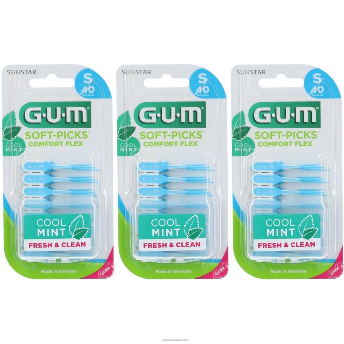 Acquista Online gum® soft pick comfort flex cool mint small scovolini 3x40 st e Cerca il miglior prezzo