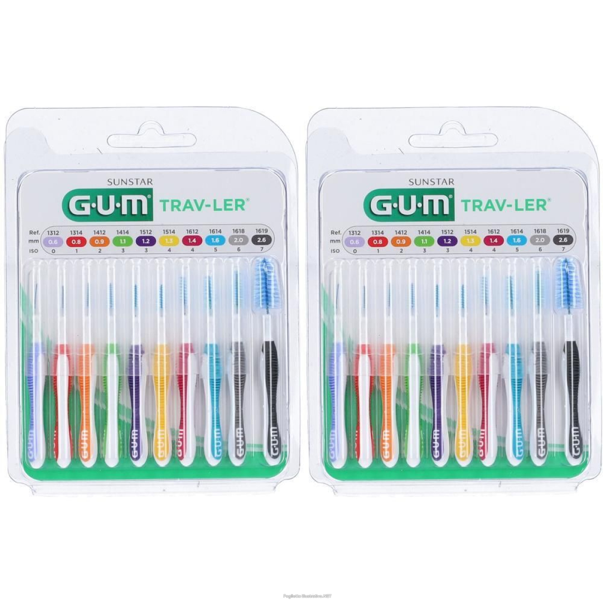 Acquista Online gum trav-ler scovolini 10 pezzi 2x10 st e Cerca il miglior prezzo