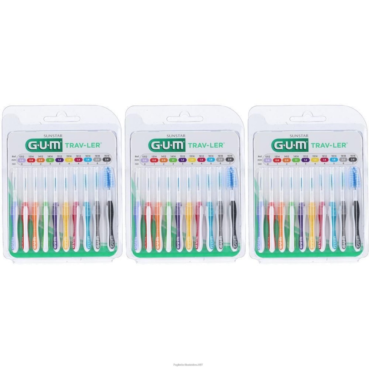 Acquista Online gum trav-ler scovolini 10 pezzi 3x10 st e Cerca il miglior prezzo
