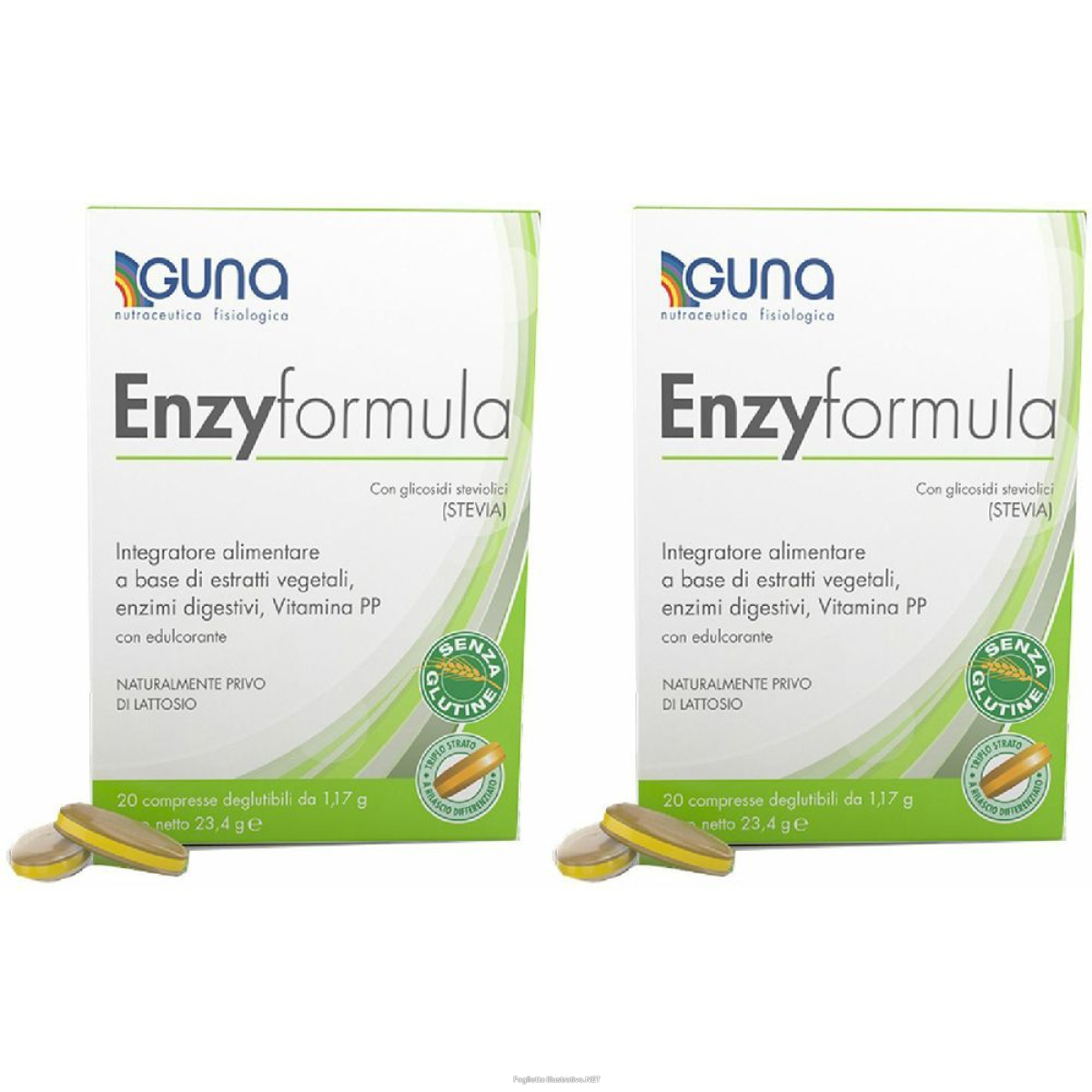 Acquista Online guna enzyformula set da 2 2x20 pz compresse e Cerca il miglior prezzo