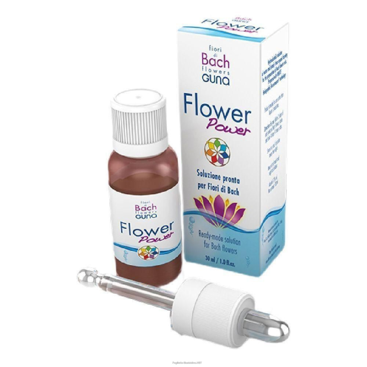 Acquista Online guna flower power soluzione pronta per fiori di bach 4x30 ml e Cerca il miglior prezzo