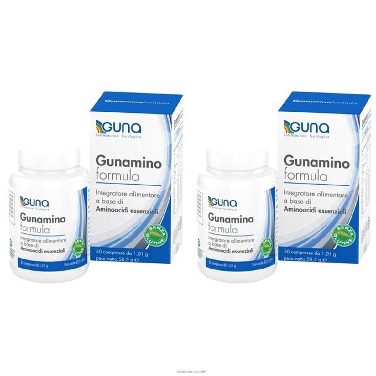 Acquista Online guna gunamino formula 2x50 pz compresse e Cerca il miglior prezzo