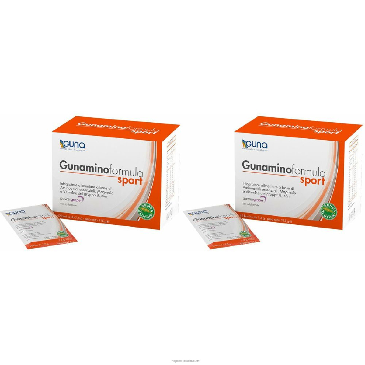 Acquista Online guna gunamino formula sport 42 bustine set da 2 2x42 pz bustina e Cerca il miglior prezzo