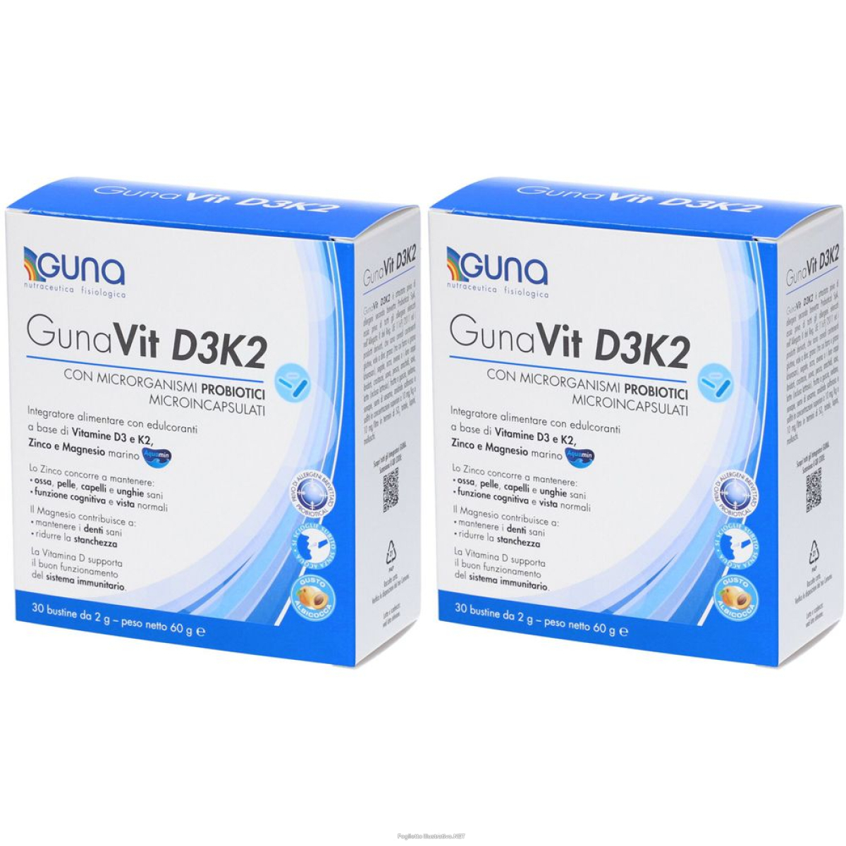 Acquista Online guna vit d3k2 set da 2 2x30x2 g granuli e Cerca il miglior prezzo