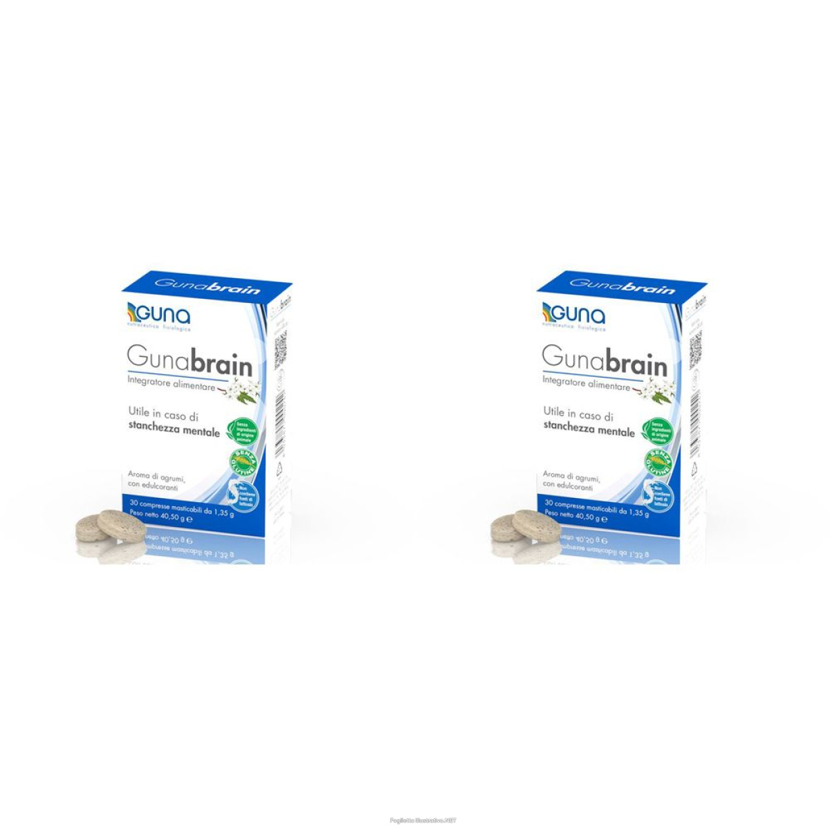 Acquista Online gunabrain compresse set da 2 2x40,5 g e Cerca il miglior prezzo