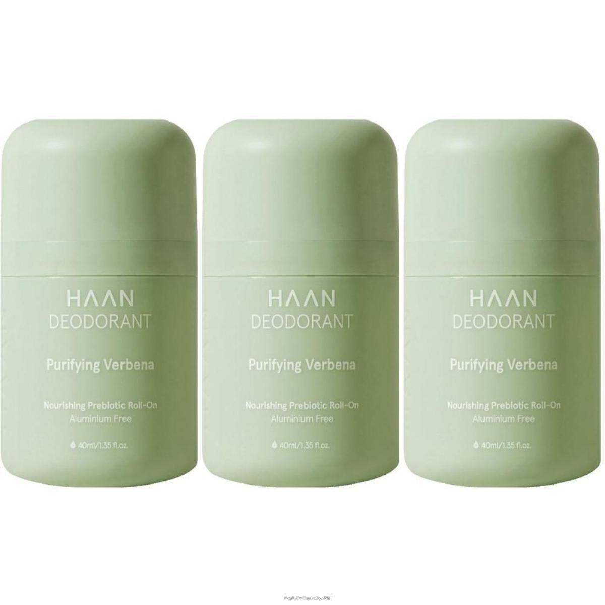 Trova prezzi di haan deodorante roll-on purifying verbena 3x40 ml e compra online