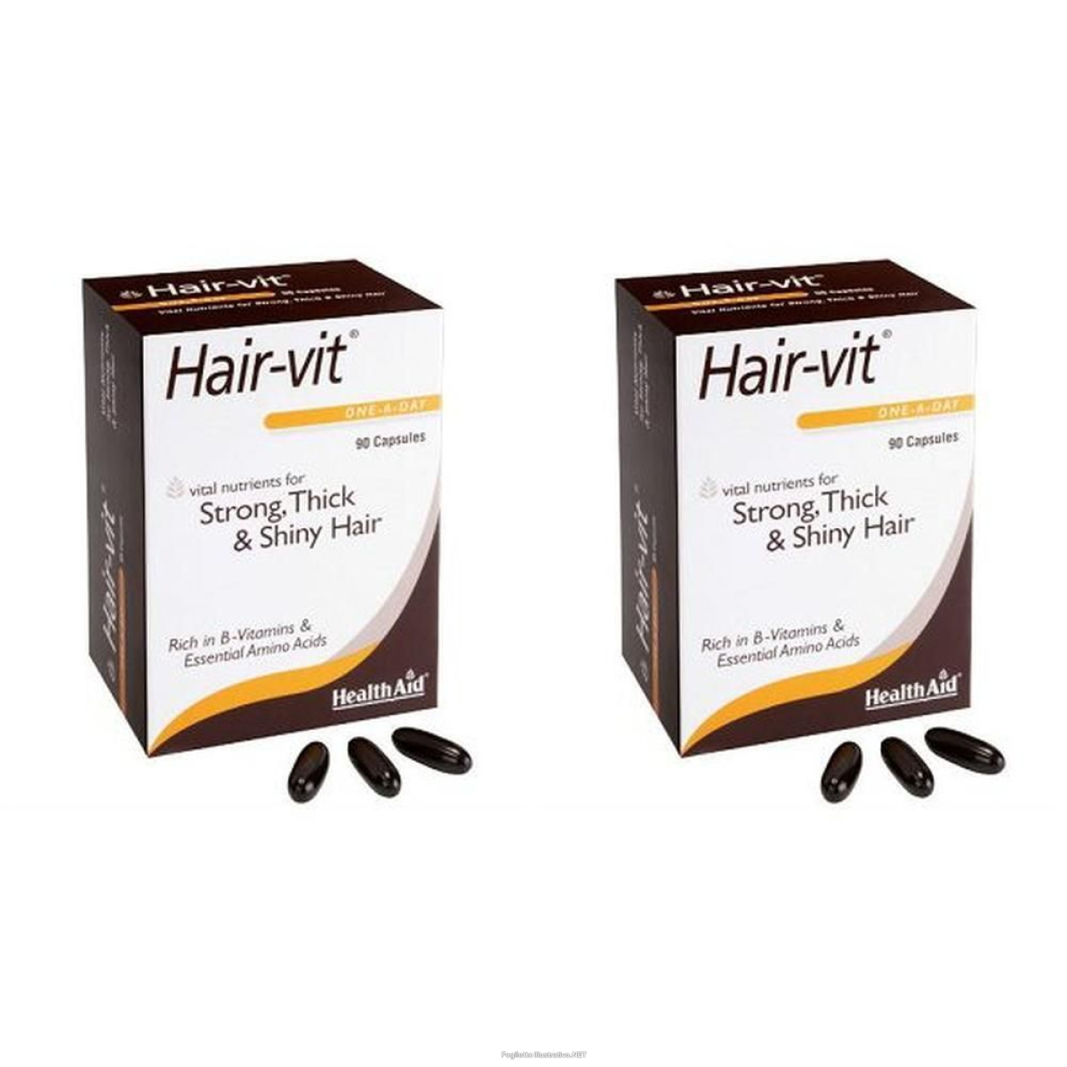 Trova prezzi di hairvit 90 capsule molli 2x128,8 g e compra online