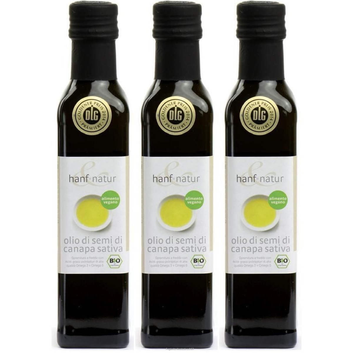 Trova prezzi di hanf&natur canapa olio di semi bio 250 ml 3x250 ml e compra online