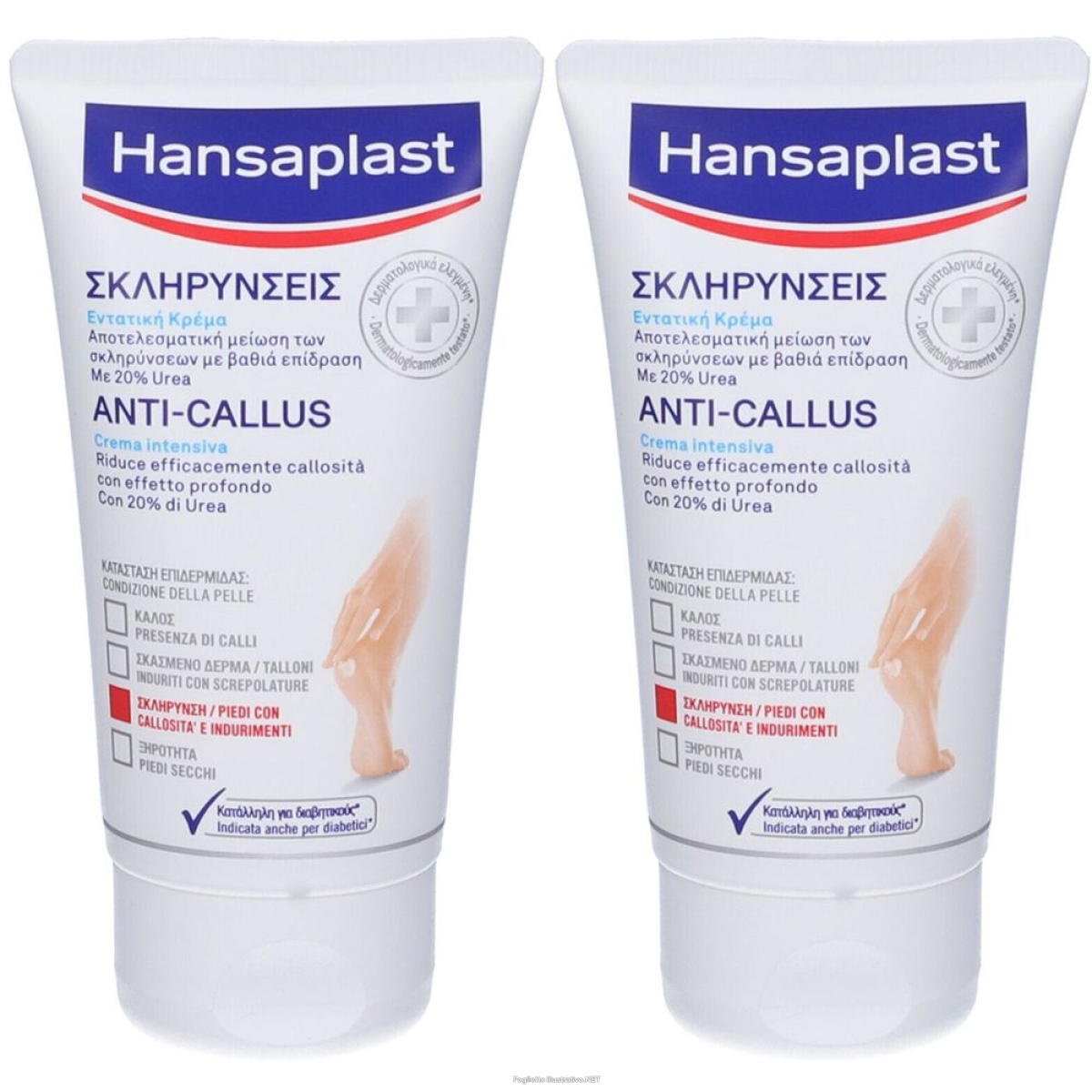 Trova prezzi di hansaplast anti callus crema intensiva set da 2 2x75 ml e compra online