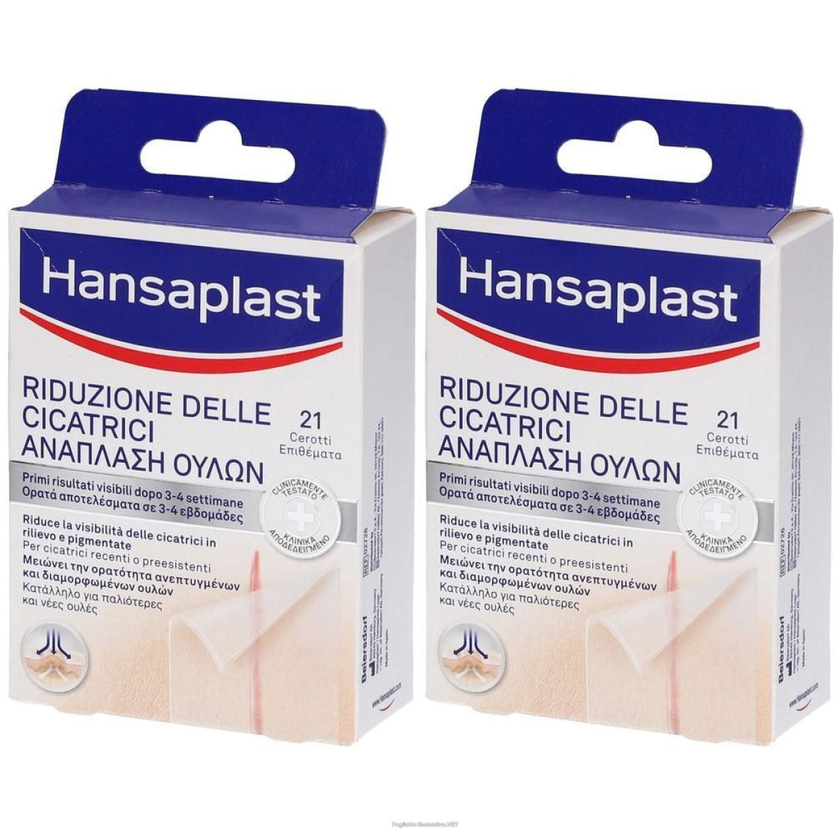 Trova prezzi di hansaplast cerotti riduzione delle cicatrici, cicatrici traspa e compra online