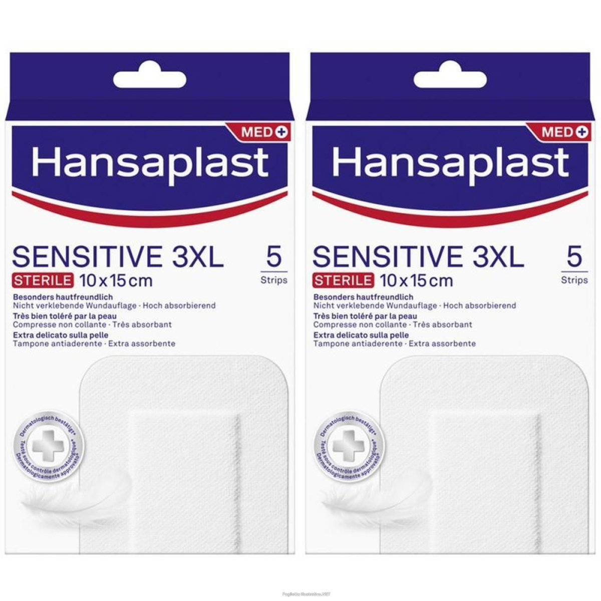 Trova prezzi di hansaplast cerotti sensitive 3xl medicazione per ferite 10x15c e compra online