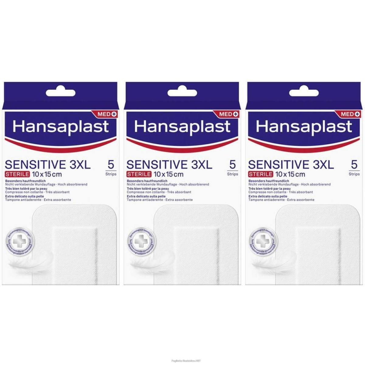 Trova prezzi di hansaplast cerotti sensitive 3xl medicazione per ferite 10x15c e compra online