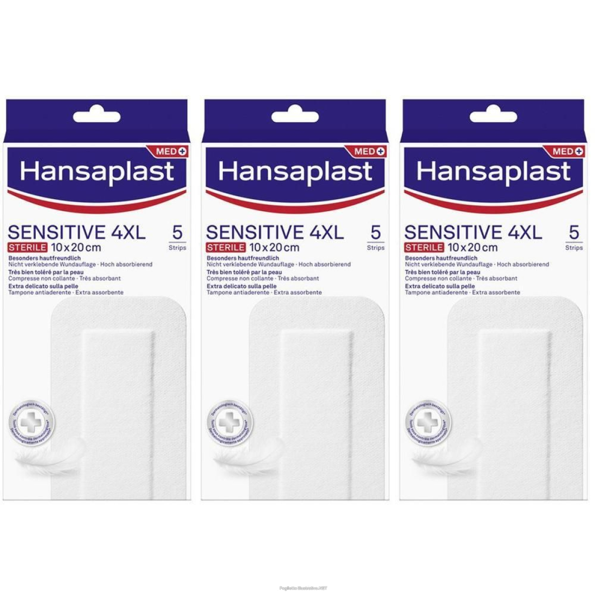 Trova prezzi di hansaplast cerotti sensitive 4xl, medicazione per ferite medio e compra online