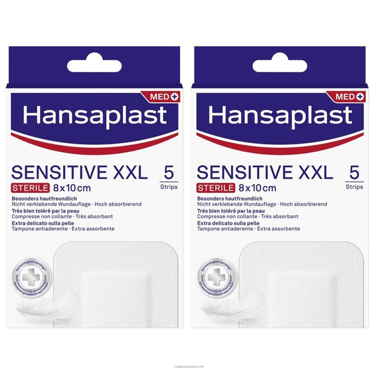 Trova prezzi di hansaplast cerotti sensitive xxl, medicazione per ferite medio e compra online