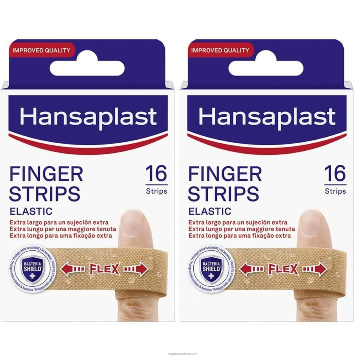 Trova prezzi di hansaplast elastic finger strips, cerotti dita extra lunghi, elastici e compra online