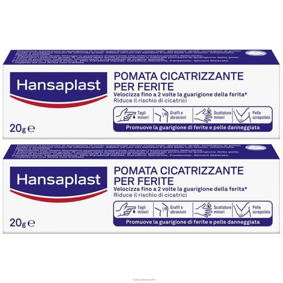 Trova prezzi di hansaplast pomata cicatrizzante per ferite 20 g, crema cicatrici f e compra online