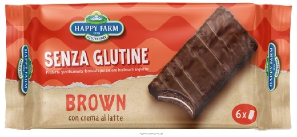 Trova prezzi di happy farm brown con crema al latte senza glutine 6 x 45 grammi e compra online