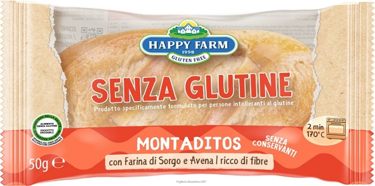 Trova prezzi di happy farm senza glutine montaditos con farina di sorgo e avena 50 grammi e compra online