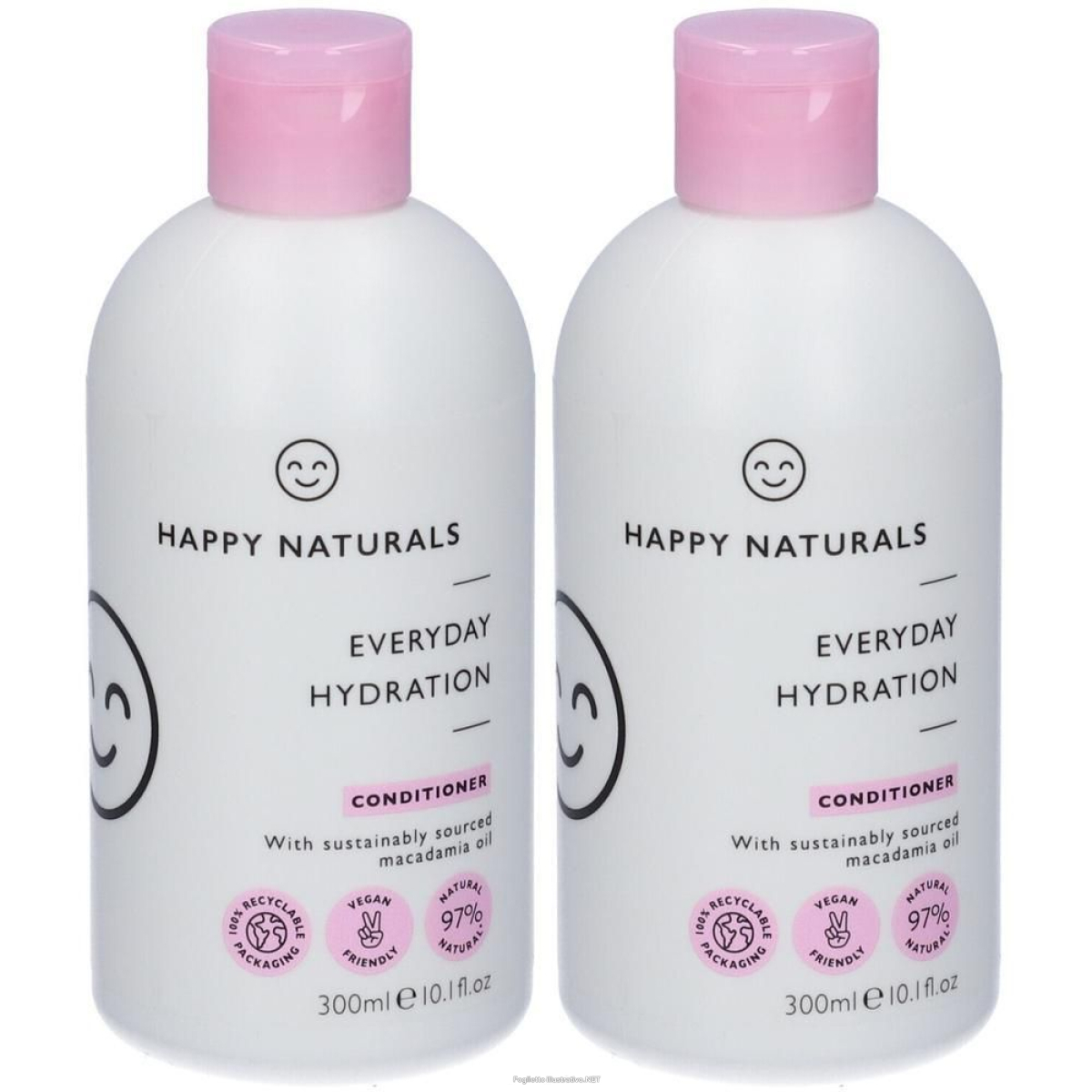 Trova prezzi di happy naturals everyday hydration conditioner balsamo per capelli 2x30 e compra online