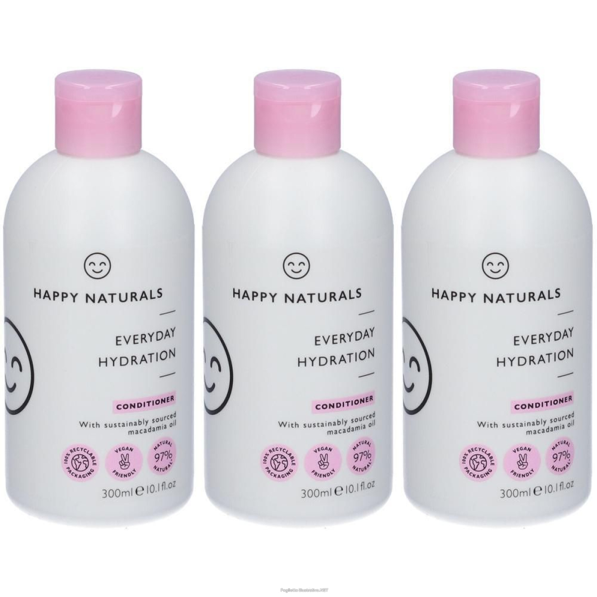 Trova prezzi di happy naturals everyday hydration conditioner balsamo per capelli 3x30 e compra online