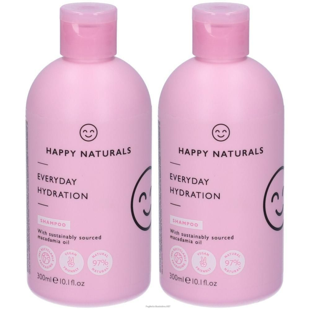 Trova prezzi di happy naturals everyday hydration shampoo 2x300 ml e compra online