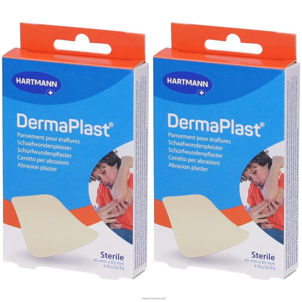 Trova prezzi di hartmann dermaplast® cerotto per abrasioni 45mm x 65mm 2x4 st e compra online