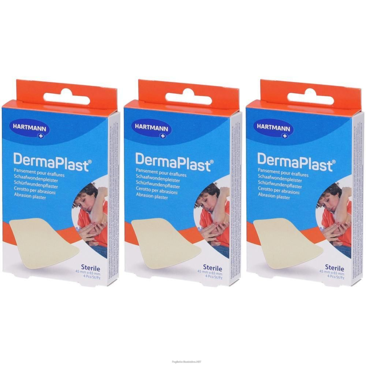 Trova prezzi di hartmann dermaplast® cerotto per abrasioni 45mm x 65mm 3x4 st e compra online