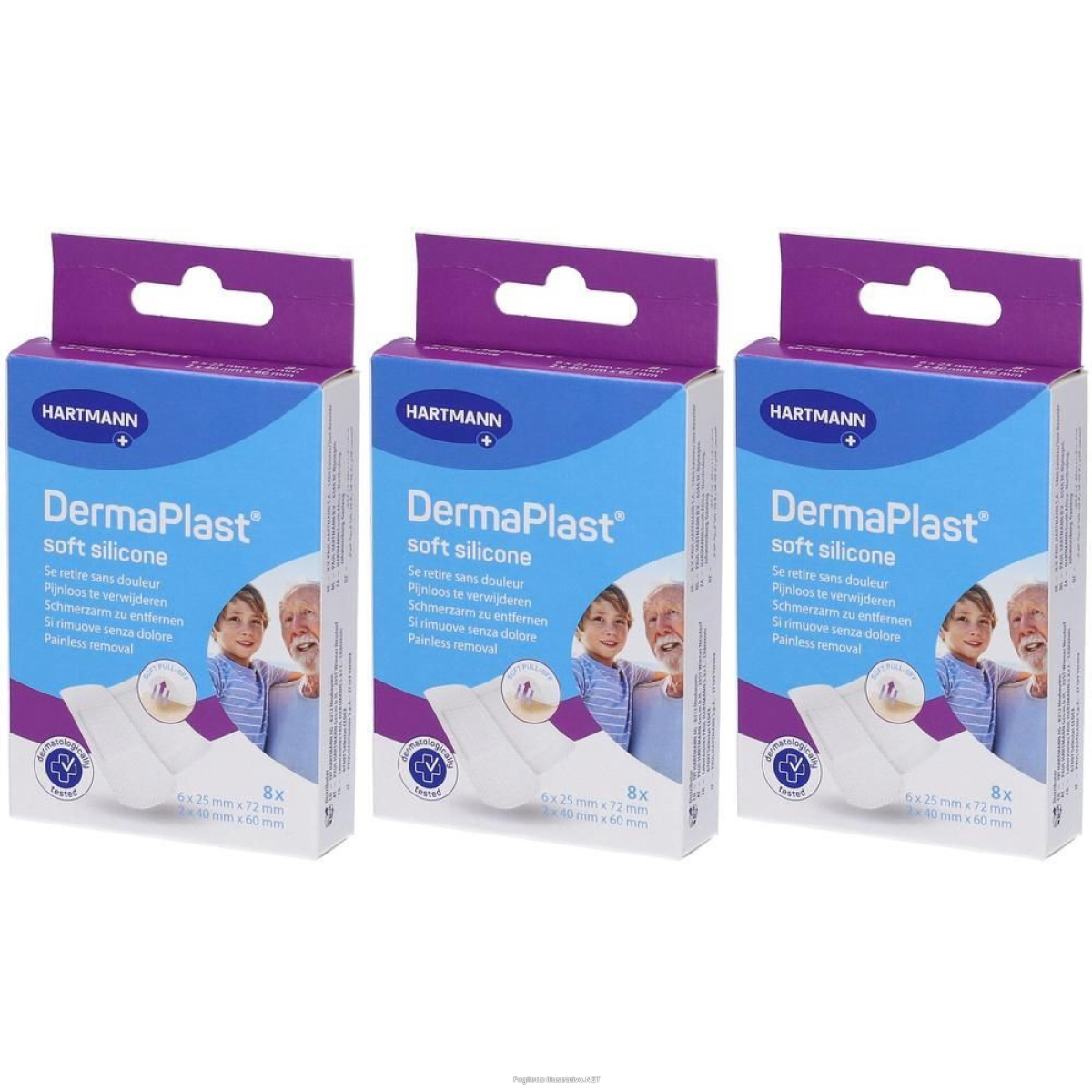 Trova prezzi di hartmann dermaplast® soft silicone cerotti 2 misure 8 st e compra online