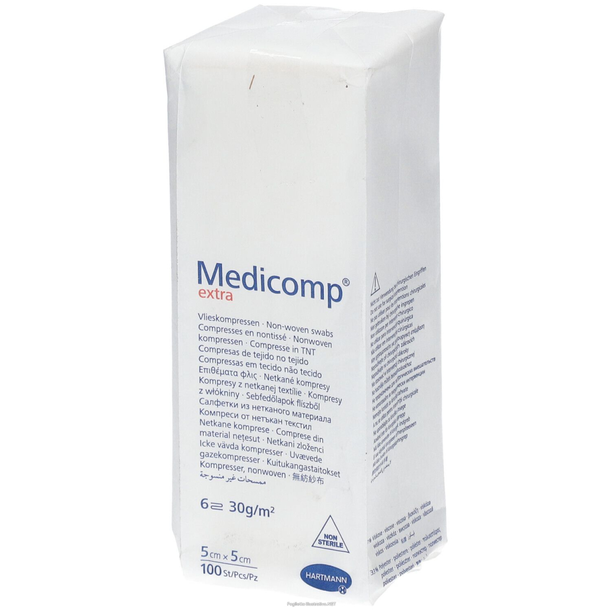 Trova prezzi di hartmann medicomp compres 6 layers 5 x 5cm 421831 100 pz compresse e compra online