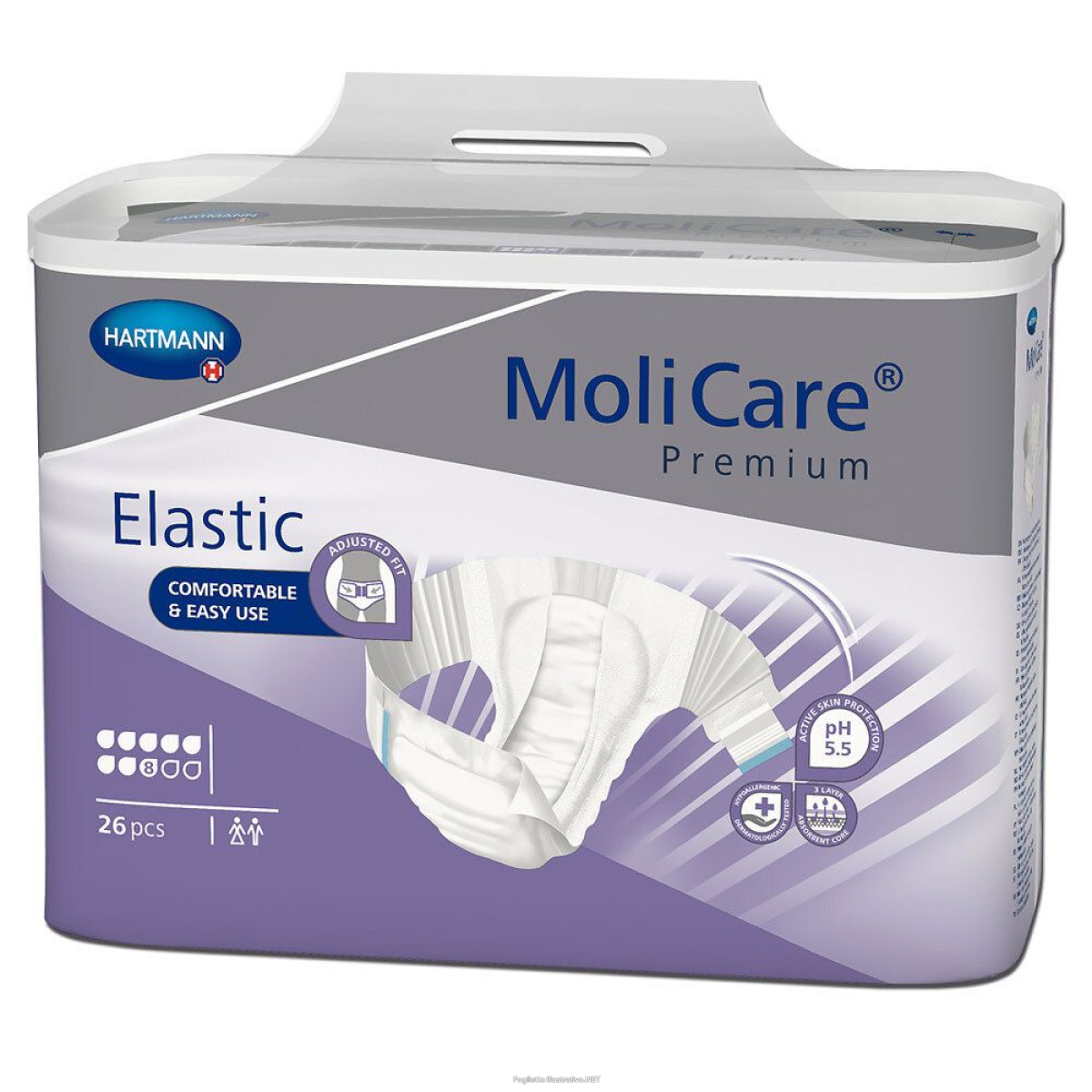 Trova prezzi di hartmann molicare® premium elastic, 8 gocce - size s -xl 26 pz pantalo e compra online