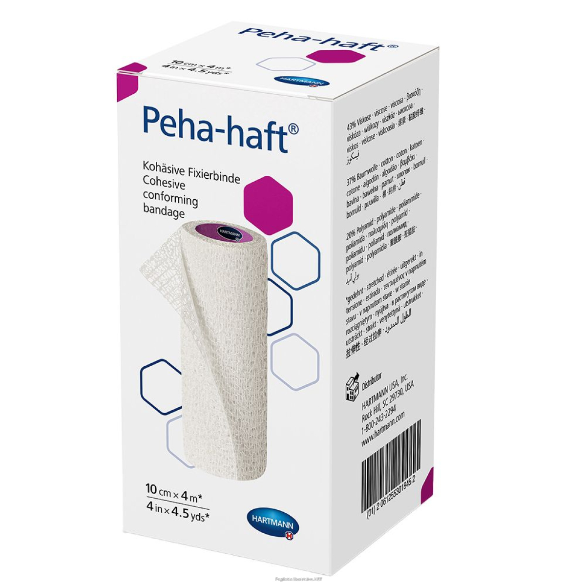 Trova prezzi di hartmann peha -hart® latex -free fixing bandage -1 pc. 1 pz assorbenti e compra online