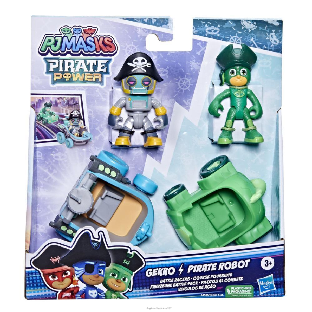Trova prezzi di Hasbro PJ Masks Pirate Power Pigiamini Hero Gekko VS Pirate Robot Gioco per Bambini e compra online