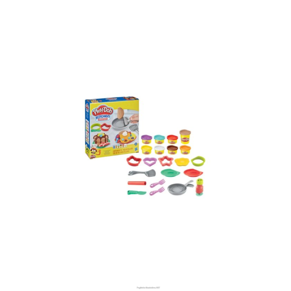 Trova prezzi di hasbro play-doh kitchen creations flip'n pancakes - set colazione creativo e compra online
