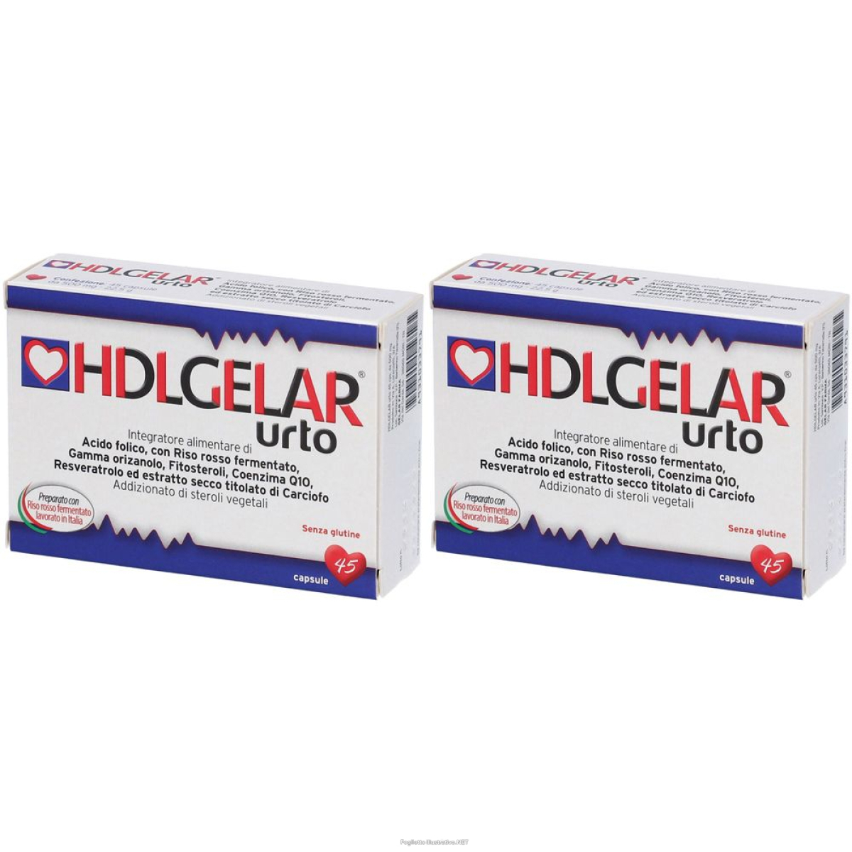Trova prezzi di hdl gelar® urto set da 2 2x45 pz capsule e compra online